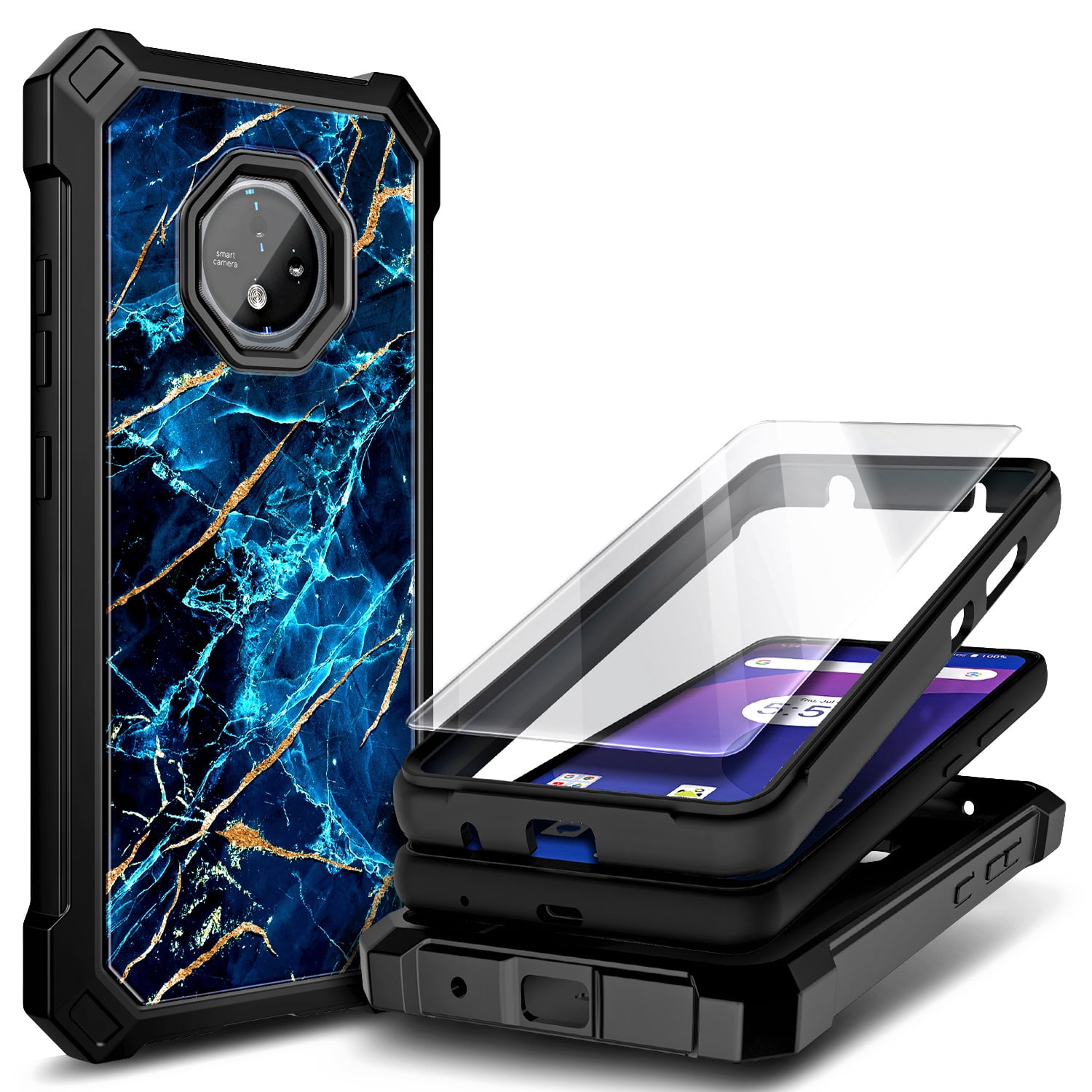 NGB SUPREMACY For Orbic JOY 2 Phone Case (RC656V) Screen Protector  Full-Body Protective Shockproof Bumper Orbic JOY 2 Case