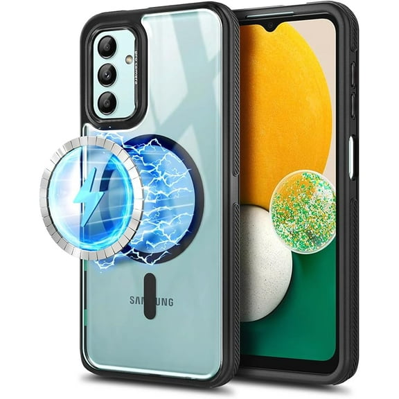 NGB SUPREMACY For Samsung Galaxy A14 4G/5G Phone Case Fast Wireless Charging MagSafe/Qi Strong Magnetic Car Mount Case