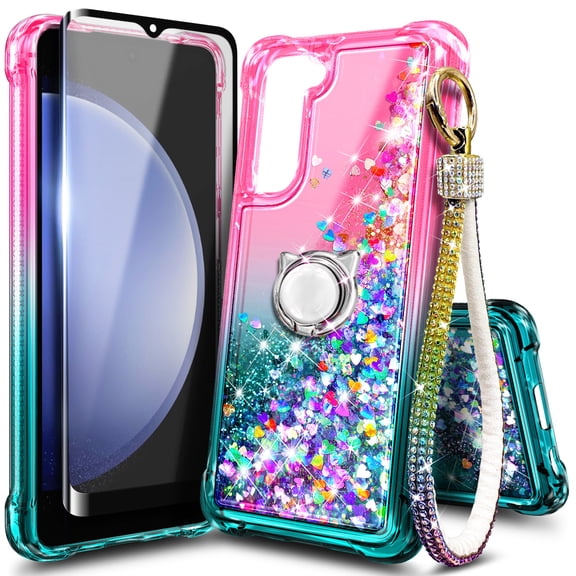 NGB SUPREMACY For Samsung Galaxy S24 FE Phone Case Screen Protector Ring Holder Wrist Strap Lanyard Samsung S24 FE Galaxy S24 FE Case Cover
