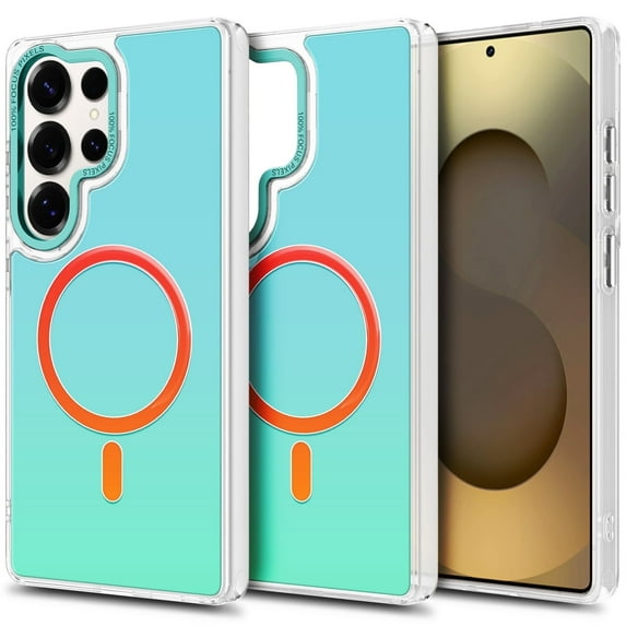 NGB SUPREMACY For Samsung Galaxy S25 Ultra Phone Case Fast Wireless Charging MagSafe/Qi Strong Magnetic Car Mount Galaxy S25 Ultra Case Cover