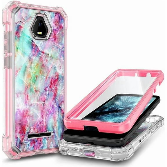 NGB SUPREMACY For Schok Volt SV67Q 4G Phone Case Screen Protector Full-Body Protective Shockproof Bumper Schok Volt SV67Q 4G Case