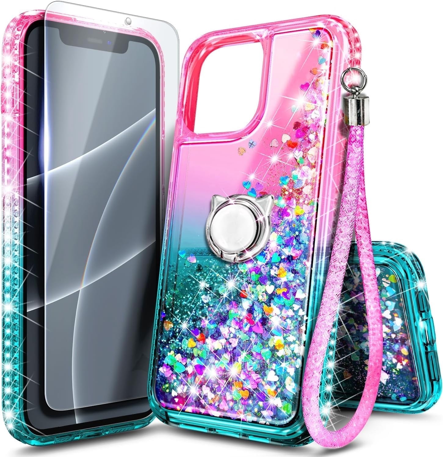 NGB SUPREMACY For iPhone 12 Pro Max Phone Case Screen Protector Ring ...