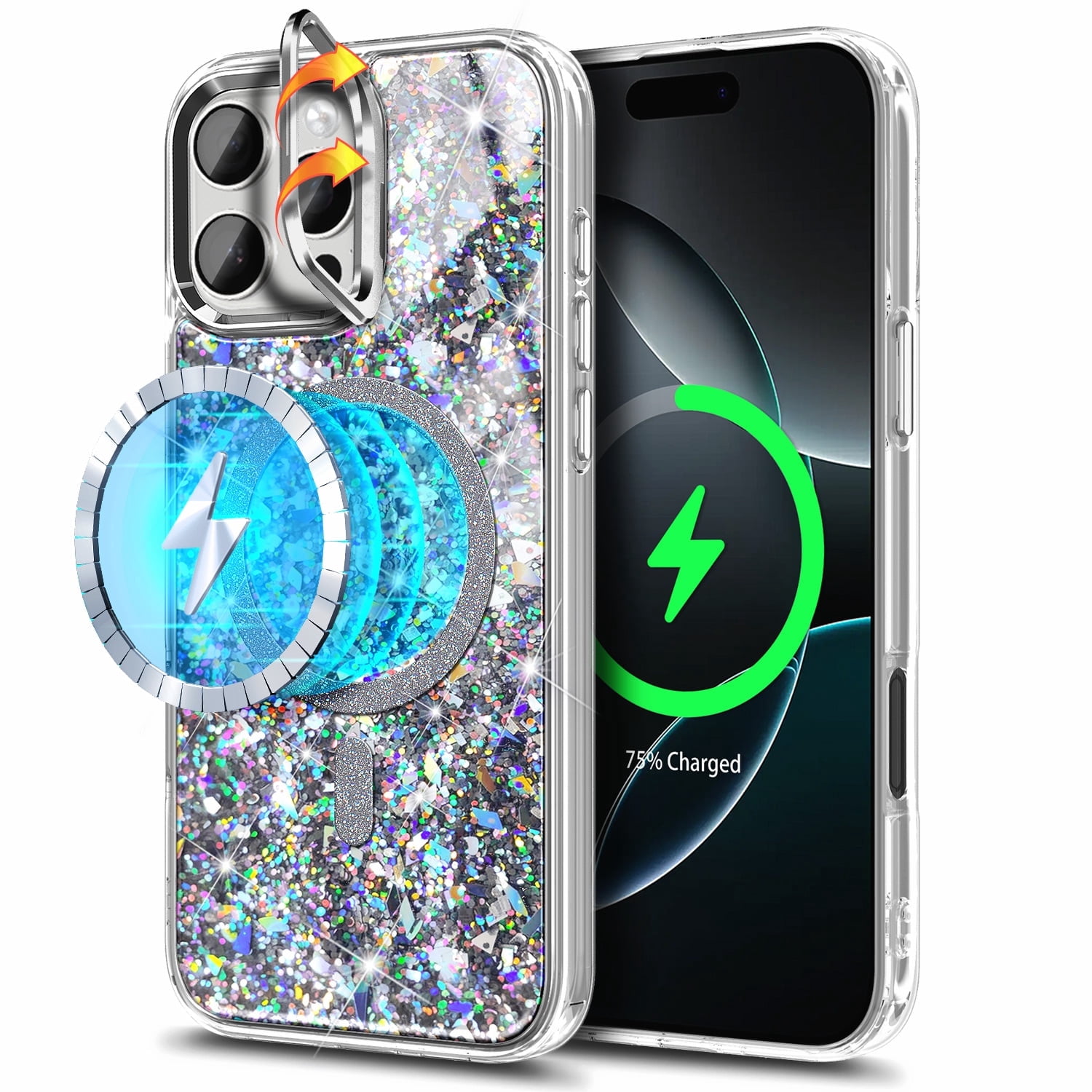 NGB SUPREMACY For iPhone 16 Pro Max Phone Case Camera Guard Wireless ...