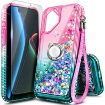 NGB SUPREMACY For iPhone 17 Phone Case Screen Protector Ring Holder Wrist Strap Lanyard Shiny Sparkly Glitter iPhone 17 Case Cover