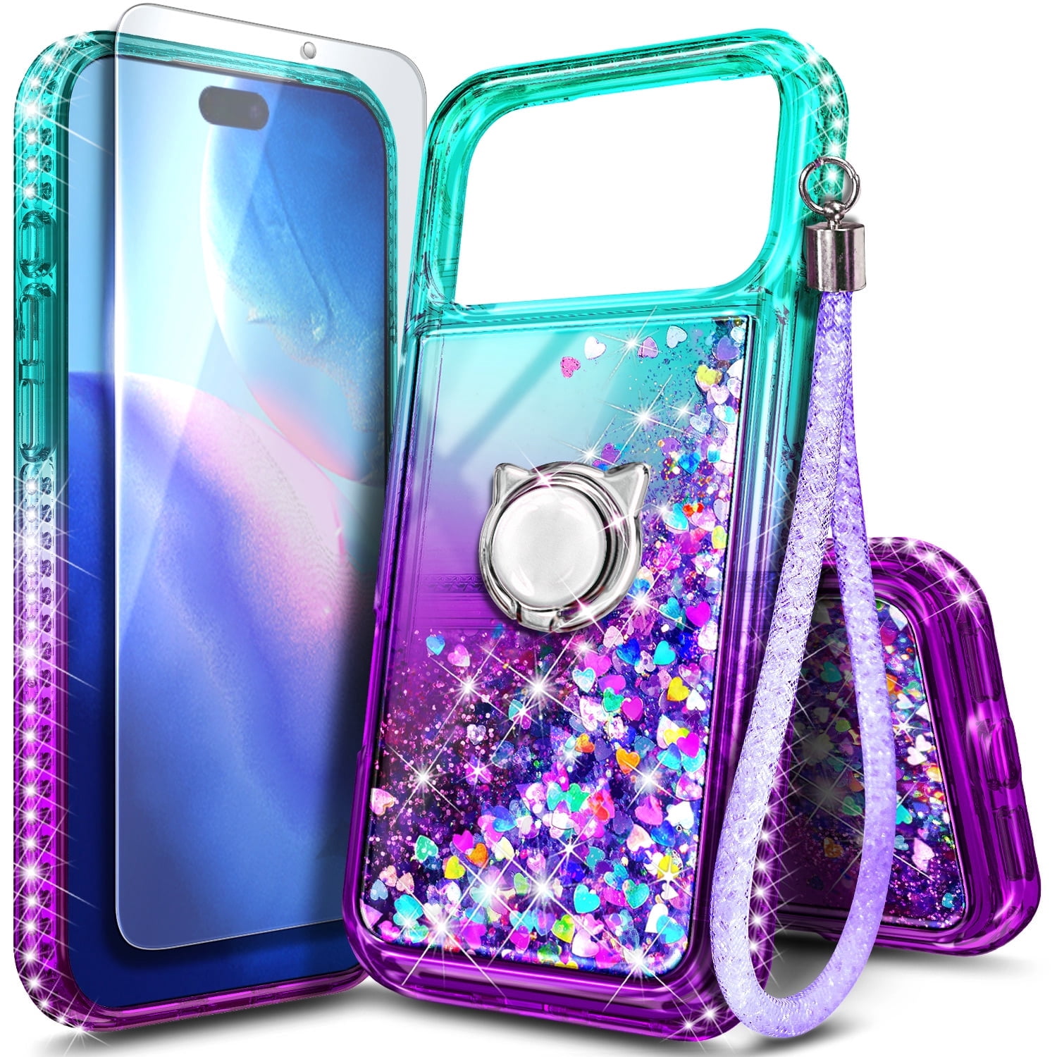 NGB SUPREMACY For iPhone 17 Pro Max Phone Case Screen Protector Ring ...
