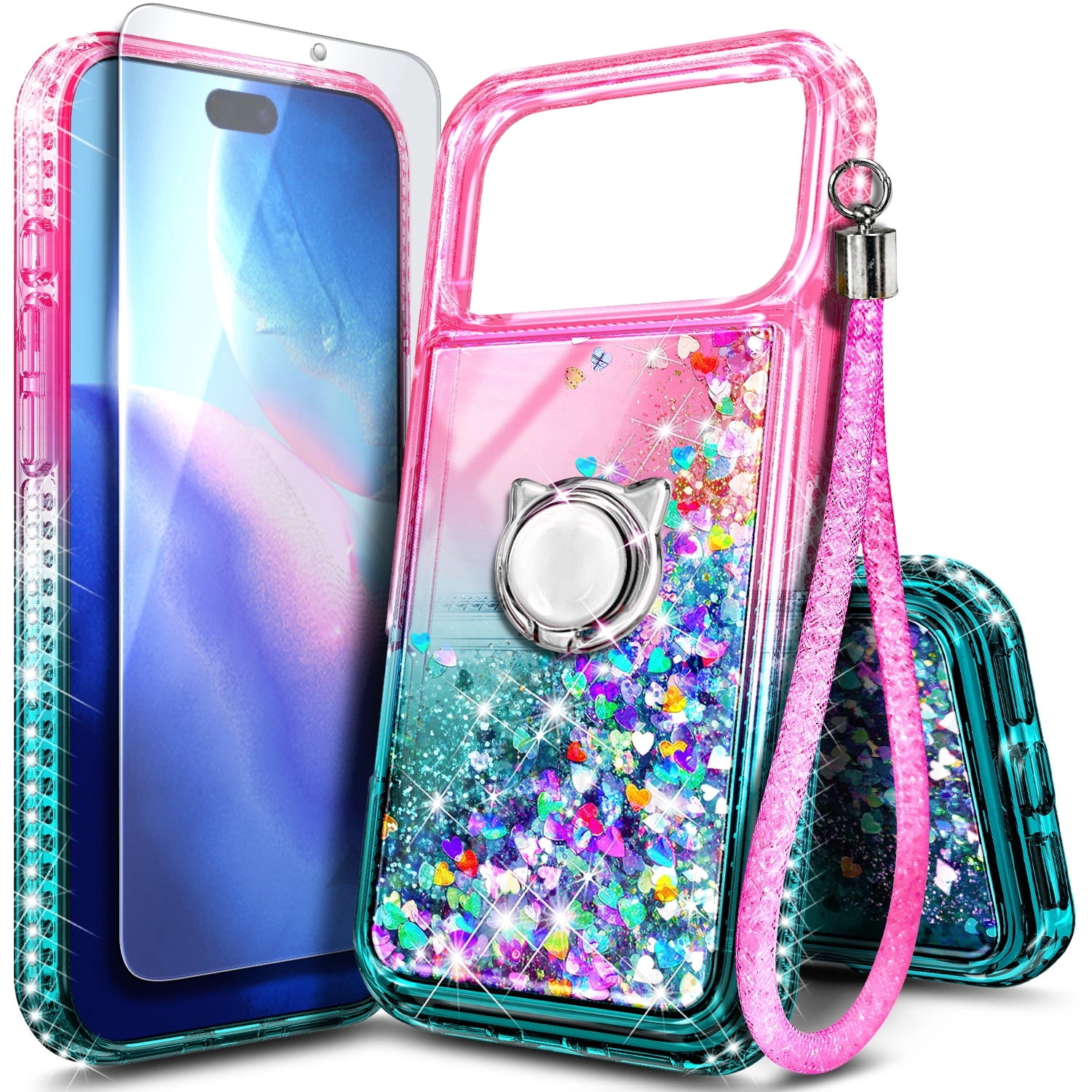 NGB SUPREMACY For iPhone 17 Pro Max Phone Case Screen Protector Ring ...