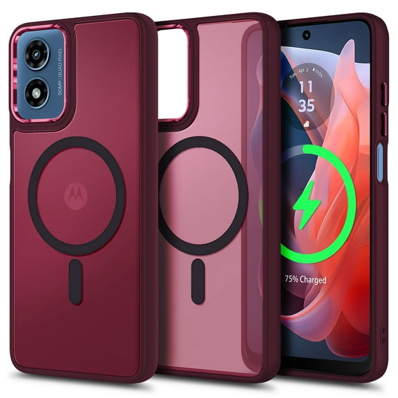 NGB SUPREMACY For moto g PLAY 2024 Phone Case Wireless Charging MagSafe/Qi Magnetic Car Mount Motorola g PLAY 2024 Case Cover