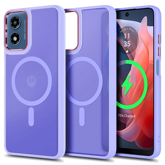 NGB SUPREMACY For moto g PLAY 2024 Phone Case Wireless Charging MagSafe/Qi Magnetic Car Mount Motorola g PLAY 2024 Case Cover