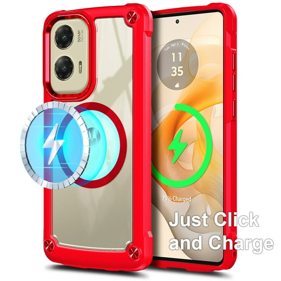 NGB SUPREMACY For moto g STYLUS 5G 2024 Phone Case Fast Wireless Charging MagSafe/Qi Strong Magnetic Car Mount