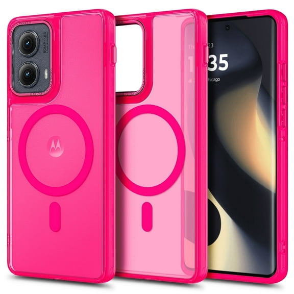 NGB SUPREMACY For Motorola edge 2024 Phone Case Fast Wireless Charging MagSafe/Qi Strong Magnetic Car Mount Moto edge 2024 Case Cover