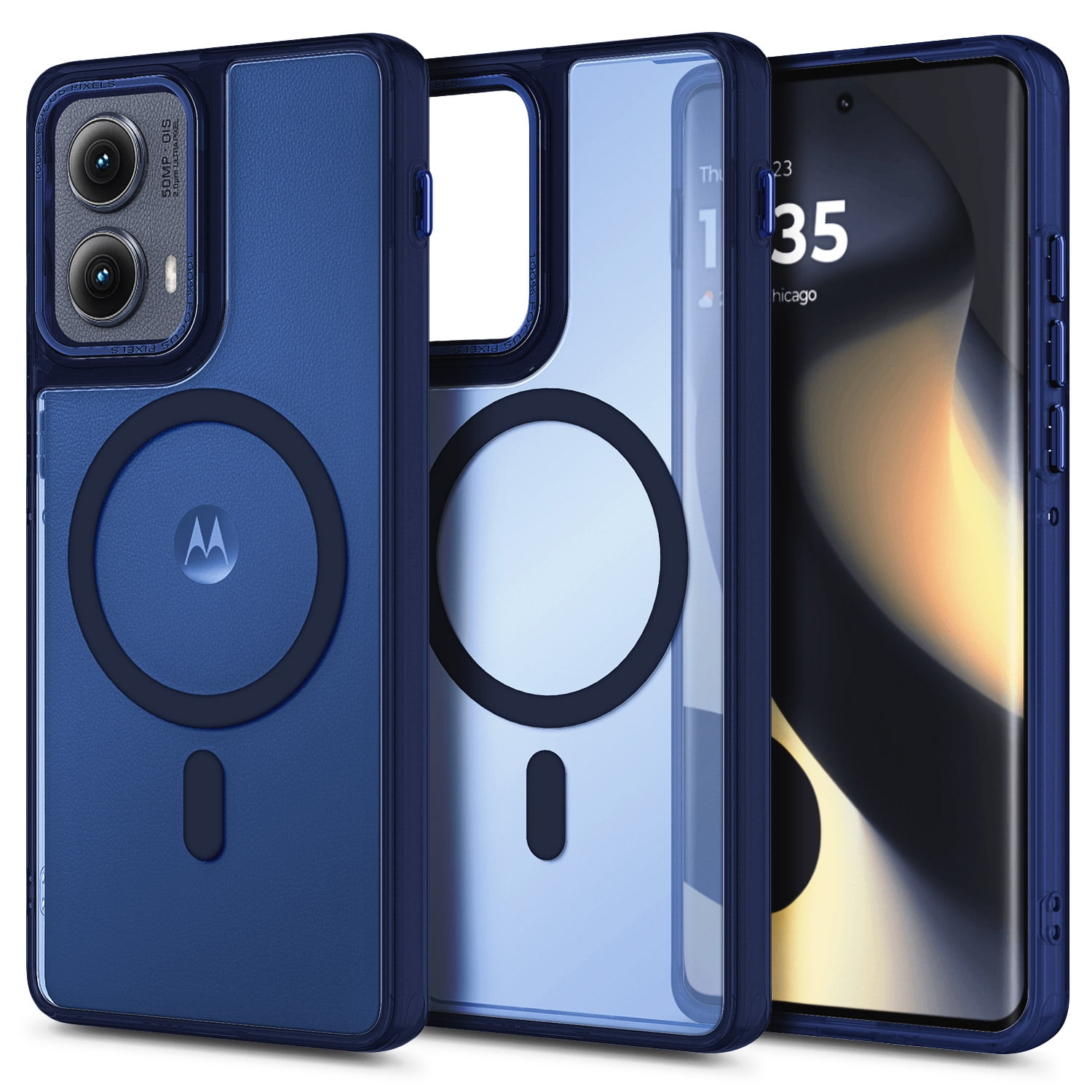 Magnetic Slim Fit Case For Motorola Edge 50 Ultra/Moto X50 Ultra With - View #12