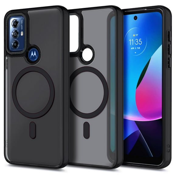 NGB SUPREMACY For Motorola Moto G Play 2023 Phone Case / Motorola Moto G Pure Phone Case Camera Guard Wireless Charging MagSafe/Qi Magnetic Car Mount Moto G Play 23 Case / Moto G Pure Case