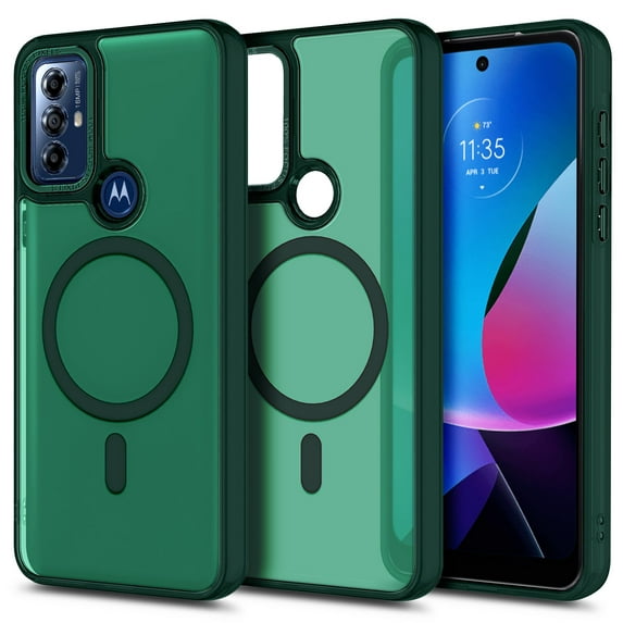 NGB SUPREMACY For Motorola Moto G Play 2023 Phone Case / Motorola Moto G Pure Phone Case Camera Guard Wireless Charging MagSafe/Qi Magnetic Car Mount Moto G Play 23 Case / Moto G Pure Case