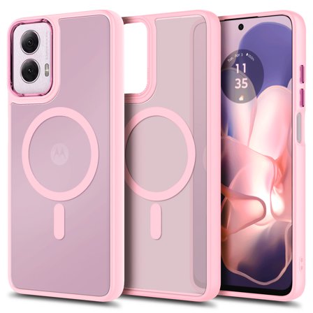 NGB SUPREMACY For Motorola Moto G Power 5G 2024 Phone Case Camera Guard Wireless Charging MagSafe/Qi Magnetic Car Mount Moto G Power 5G 2024 Case Cover (NOT Stylus 2024 / Play 2024 / G 5G 2024)