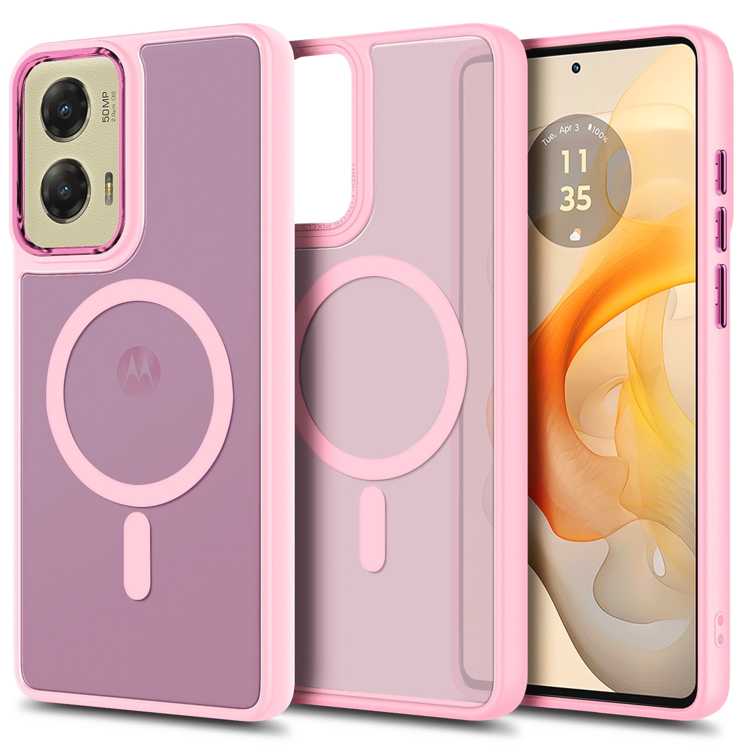NGB SUPREMACY For Motorola Moto G Stylus 5G 2024 Phone Case Camera Guard Wireless Charging MagSafe/Qi Magnetic Car Mount Moto G Stylus 5G 2024 Case Cover (NOT Play 2024 / Power 2024 / G 5G 2024)