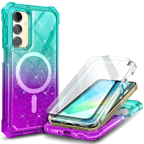 NGB SUPREMACY For Samsung Galaxy A16 5G Phone Case Wireless Charging MagSafe/Qi Magnetic Car Mount Protective Bumper Samsung Galaxy A16 Case Cover