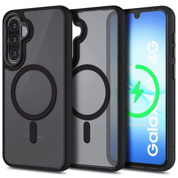 NGB SUPREMACY For Samsung Galaxy A17 5G Phone Case Screen Protector Wireless Charging MagSafe/Qi Magnetic Car Mount Galaxy A17 Case Cover