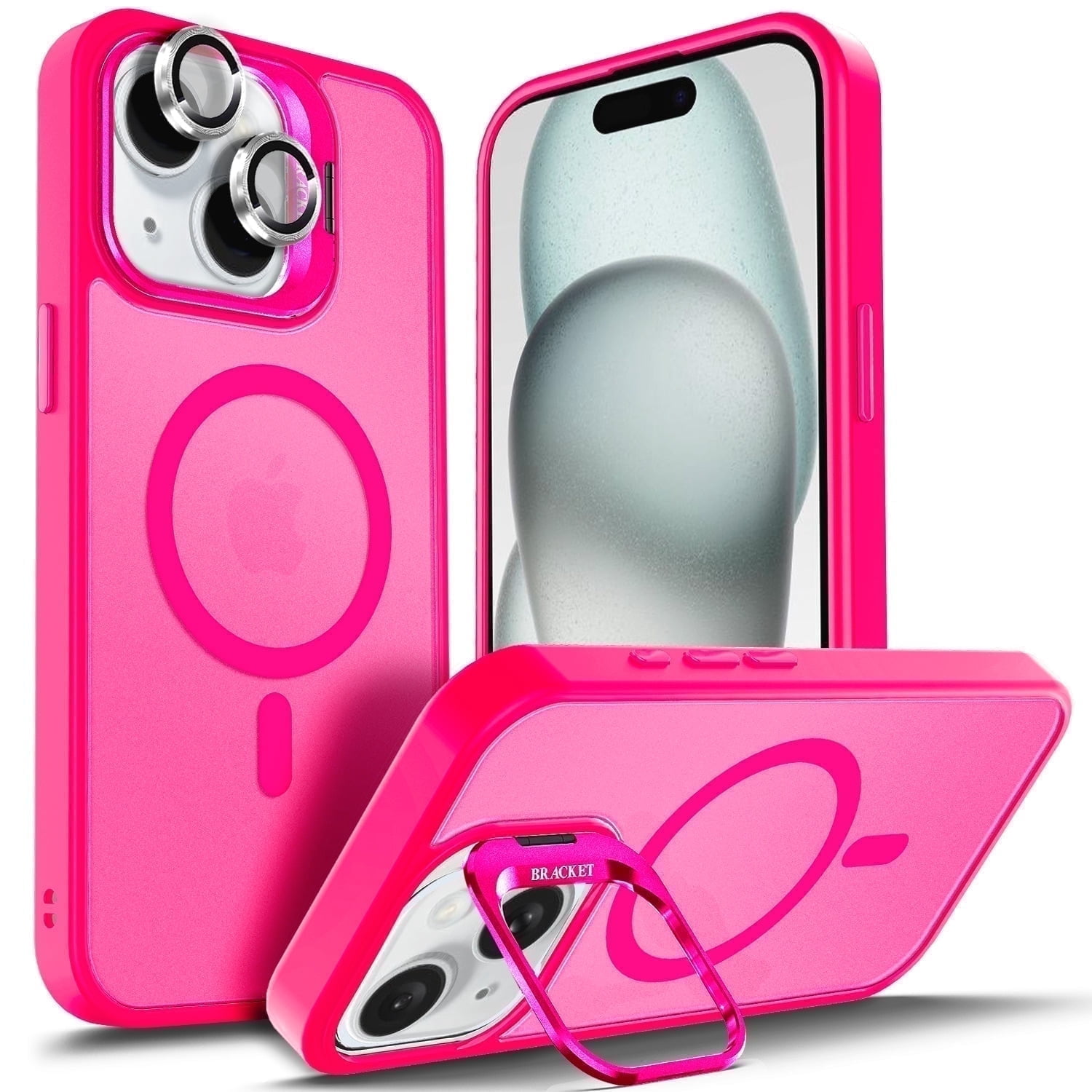 NGB SUPREMACY For iPhone 13 Case Built-In Camera Guard Kickstand Lens ...