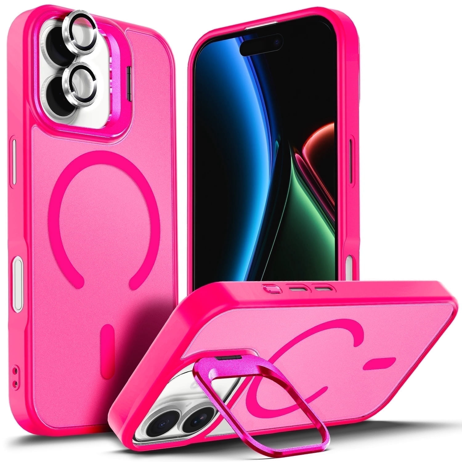 NGB SUPREMACY For iPhone 17 Case Built-In Camera Guard Kickstand Lens ...