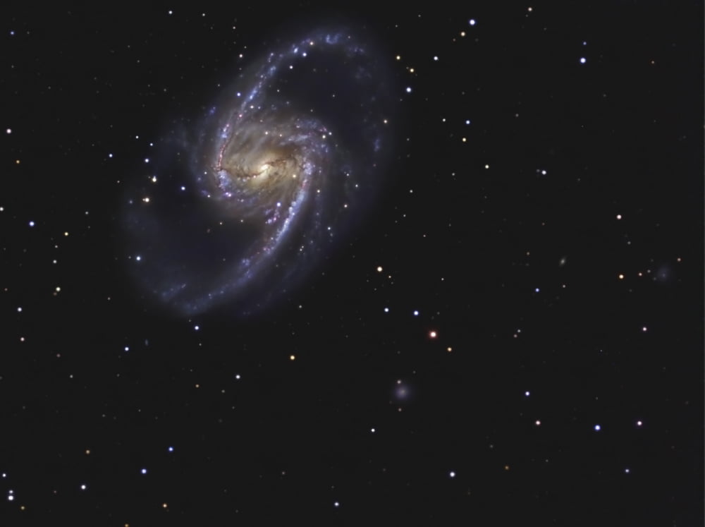 NGC 1365 is a barred spiral galaxy in the constellation Fornax Canvas Art - R Jay GaBanyStocktrek Images (32 x 24)