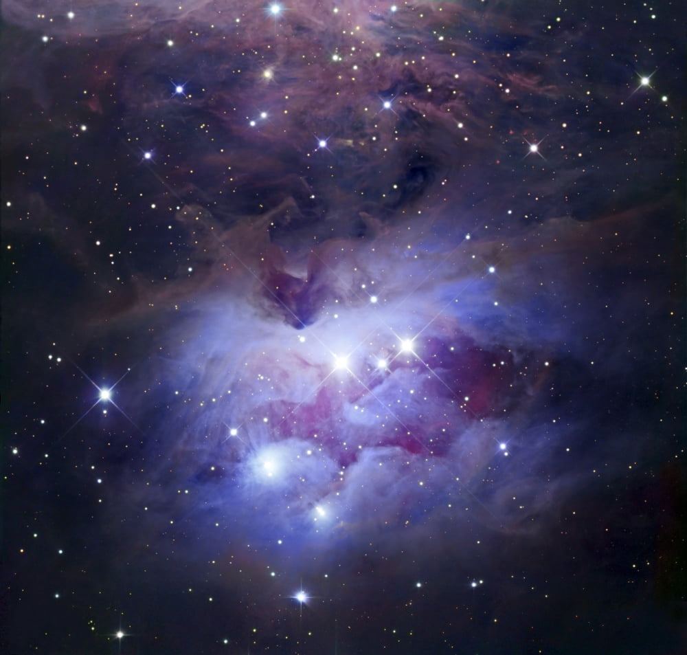 NGC 1977 is a reflection nebula northeast of the Orion Nebula Canvas Art - Robert GendlerStocktrek Images (28 x 27)