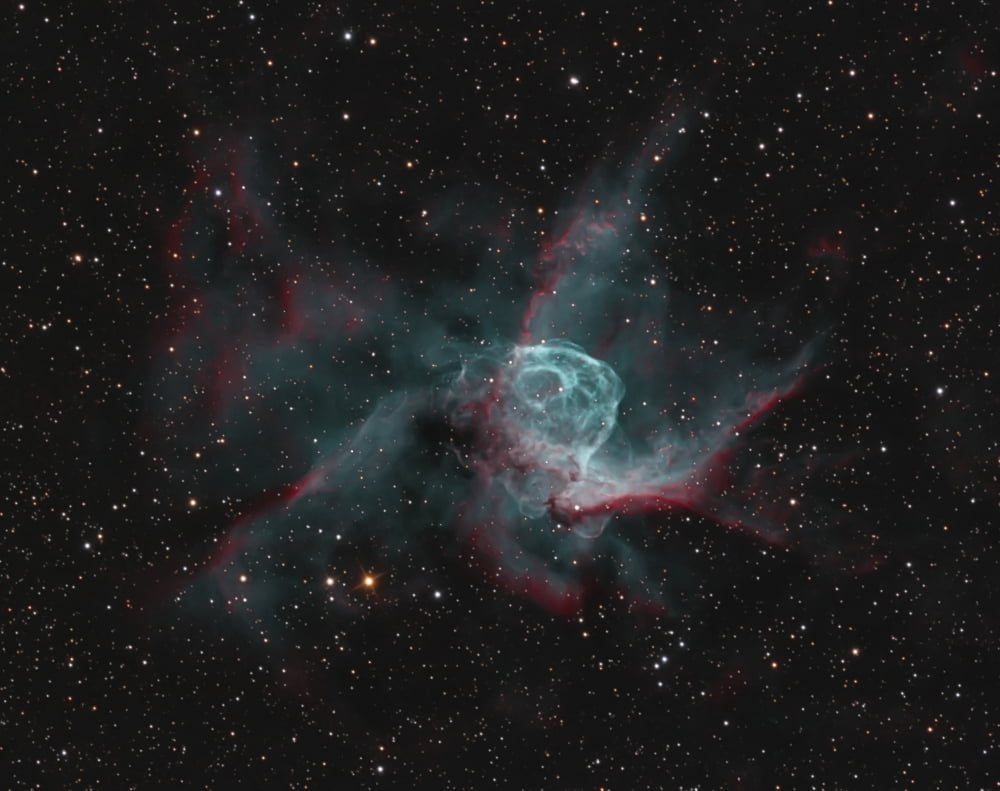 NGC 2359 Thors Helmet Canvas Art - Bob FeraStocktrek Images (16 x 13)
