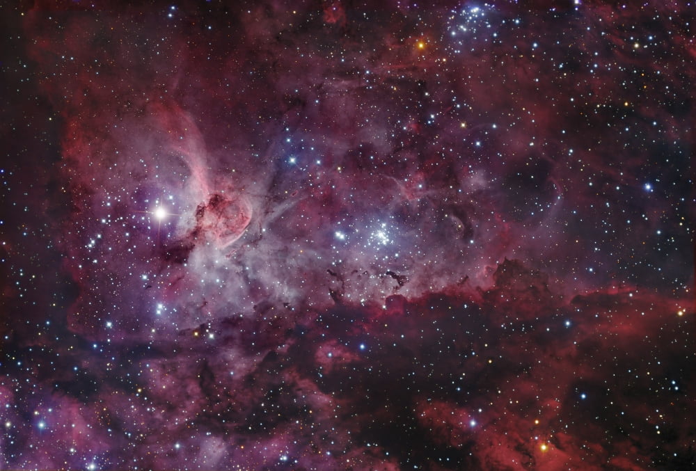 NGC 3372 The Eta Carinae Nebula Canvas Art - Robert GendlerStocktrek Images (17 x 12)