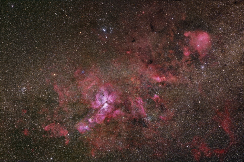 NGC 3372 The Eta Carinae Nebula Canvas Art - Robert GendlerStocktrek Images (18 x 12)