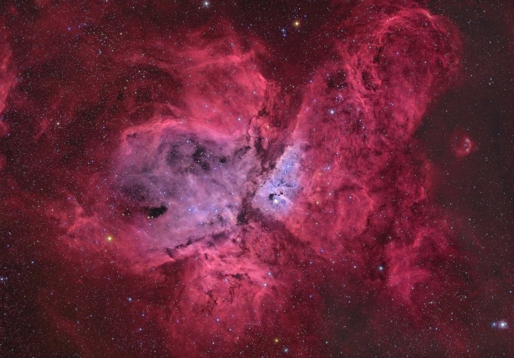 NGC 3372 The Eta Carinae Nebula Canvas Art - Roberto ColombariStocktrek Images (17 x 12)