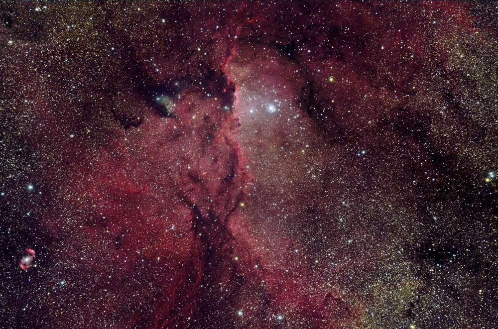 NGC 6188 is an emission nebula in Ara Canvas Art - Robert GendlerStocktrek Images (17 x 12)