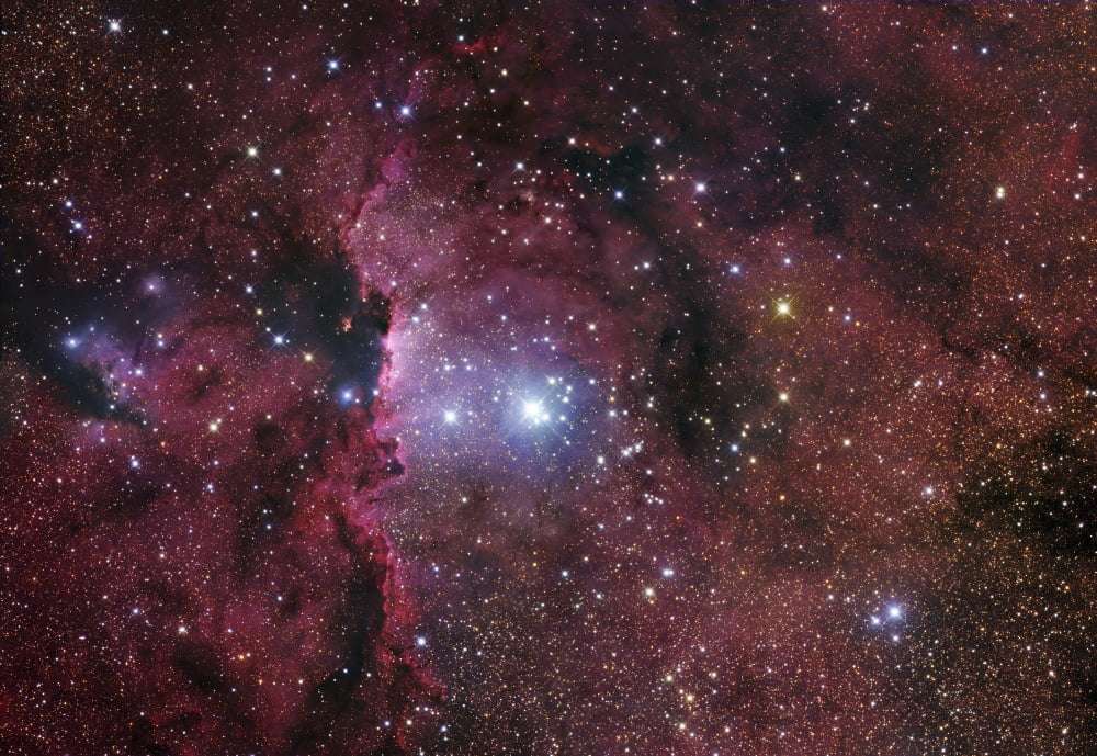 NGC 6188 starforming region in Ara Canvas Art - Robert GendlerStocktrek Images (17 x 12)