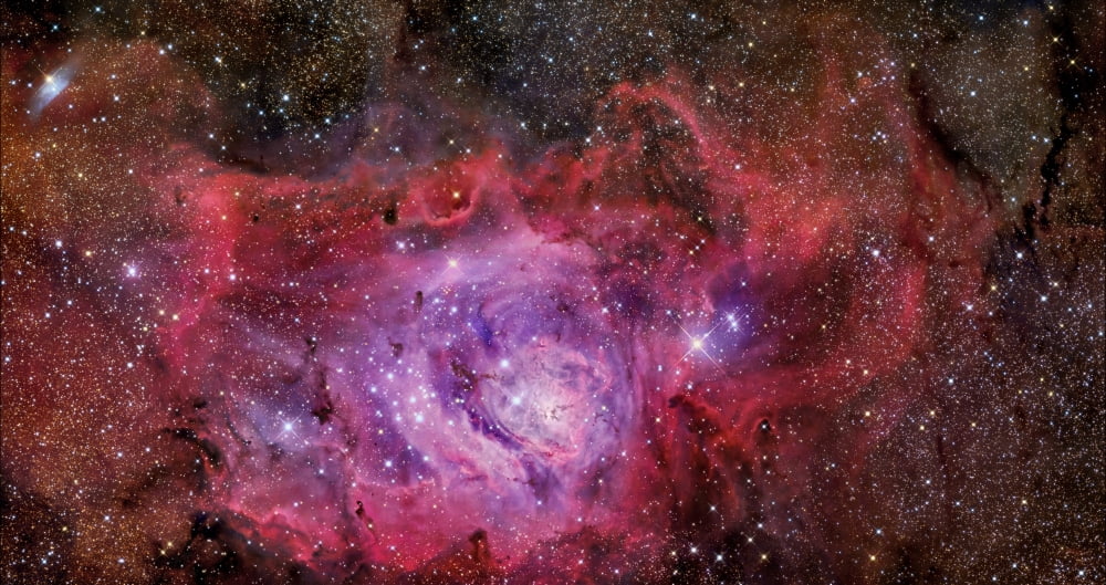 NGC 6523 the Lagoon Nebula Canvas Art - R Jay GaBanyStocktrek Images (39 x 21)