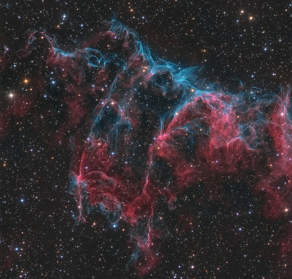 NGC 6995 the Bat Nebula Canvas Art - Michael MillerStocktrek Images (28 x 27)