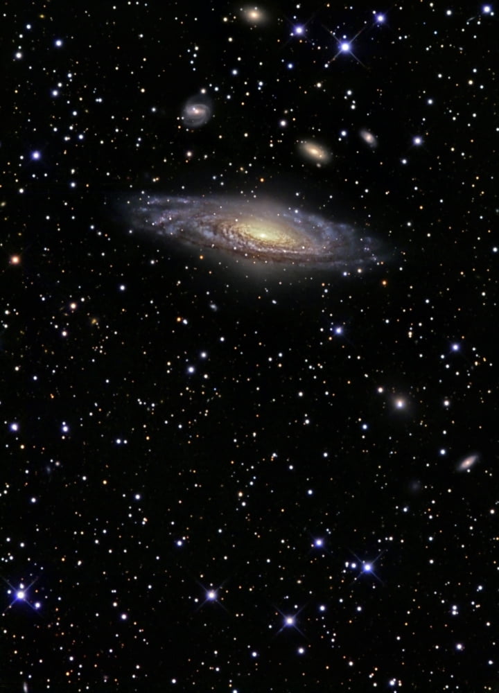 NGC 7331 is a spiral galaxy in the constellation Pegasus Canvas Art - R Jay GaBanyStocktrek Images (12 x 17)