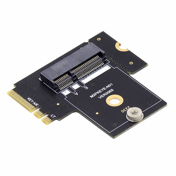 NGFF Key A+E PCI Express Male to Female Right Angled 90 Degree Low Profile Adapter Extension Card Riser