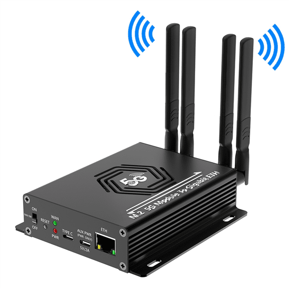 NGFF(M.2) 4G/5G Module to USB 3.0 Adapter with RJ45 Port, Realtek RTL8125BG Controller Converter Riser Board