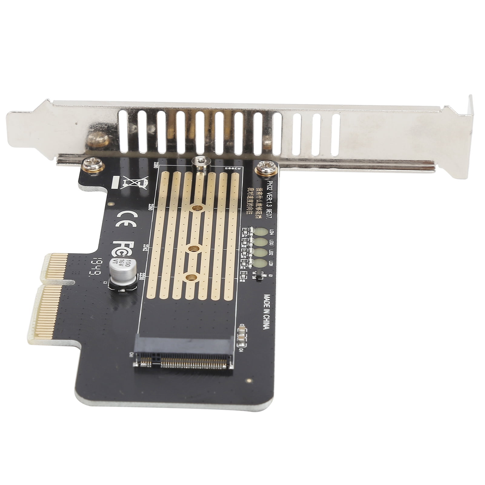 NGFF M.2 NVME Adapter, M.2 To PCIE3.0 PCIE 4X Expansion Adapter Converter Card Support X4/X8