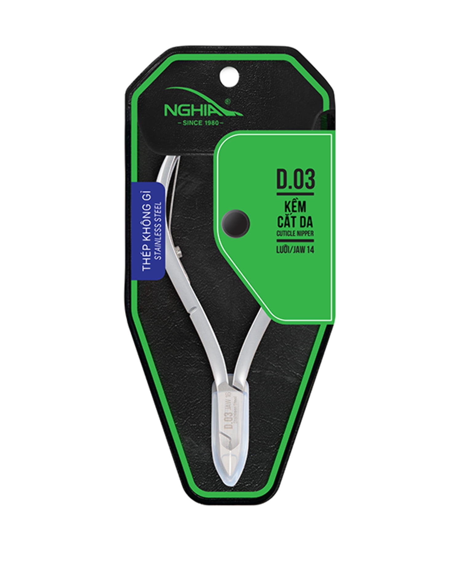 Nghia Cuticle Nipper D-03 Jaw 14 Nghia Cuticle Nipper D-03 Jaw 14