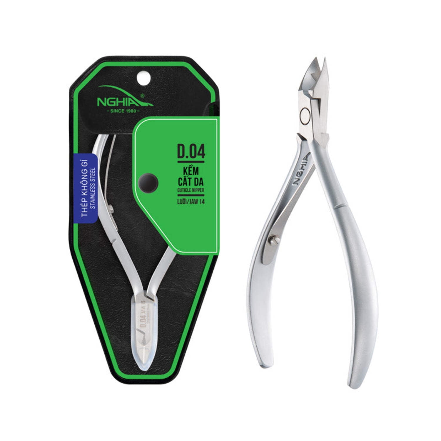 Cuticle Nipper - D-04-16 (Stainless Steel) - Walmart.com