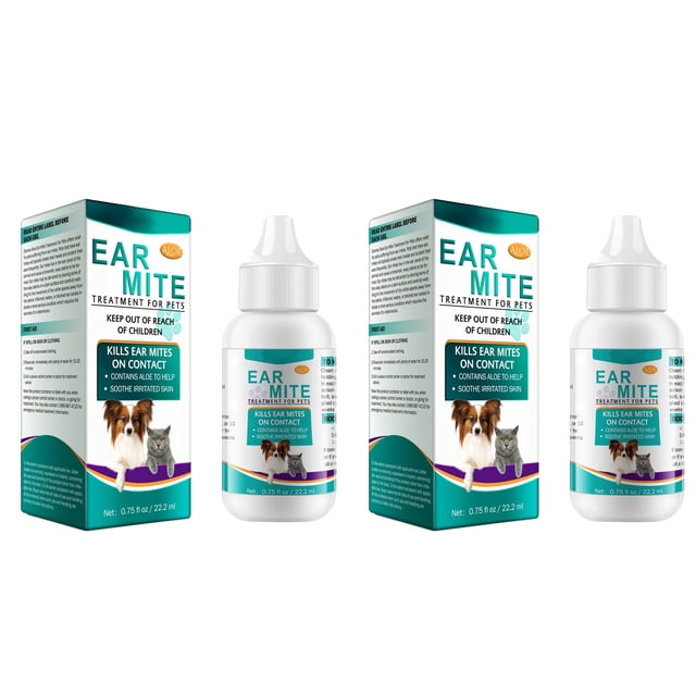 NGHnuifg 100ML Dog Ear Cleaner Pet Ear Cleaning Ear Cleaner Drops Ear