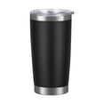 thumbnail image 1 of NGHnuifg 20 OZ Stainless Tumbler Travel Mug Coffee Tumbler Steel Thermal Cup Glass Wear for Kitchen Vintage Tall Glasses Glass Cup Set, 1 of 3