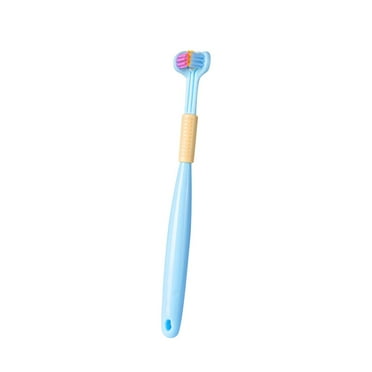 NGHnuifg 3 Triangle Toothhugger Training Toothbrush Oral Care For Toddlers And Children Suitable For Children 1 Year Battery Toothbrushes Soft Wooden Toothbrush Baby Toothbrush 6 to 12 Months 10 Items