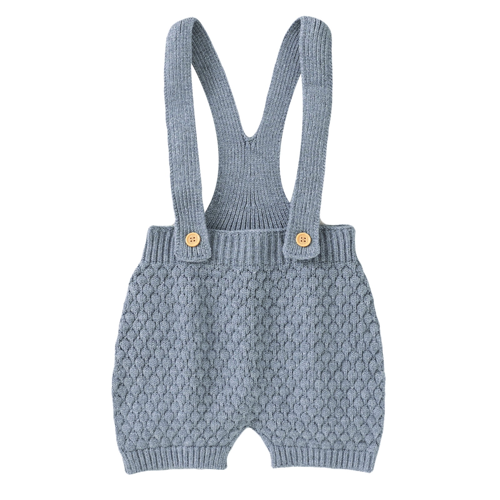 NGHnuifg Baby Knit Suspender Romper Cotton Sleeveless Boy Girl Solid