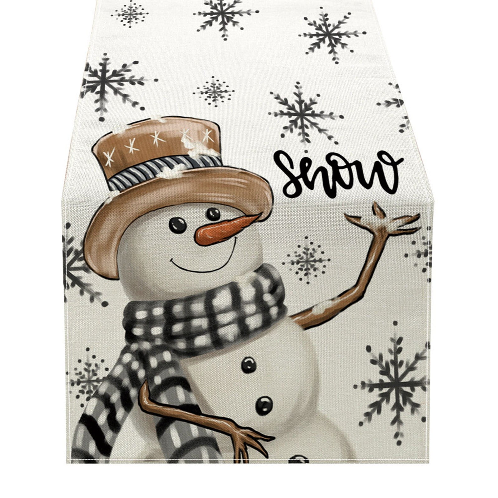 NGHnuifg Christmas Tablecloth Christmas Tree Snowman Tablecloth Holiday