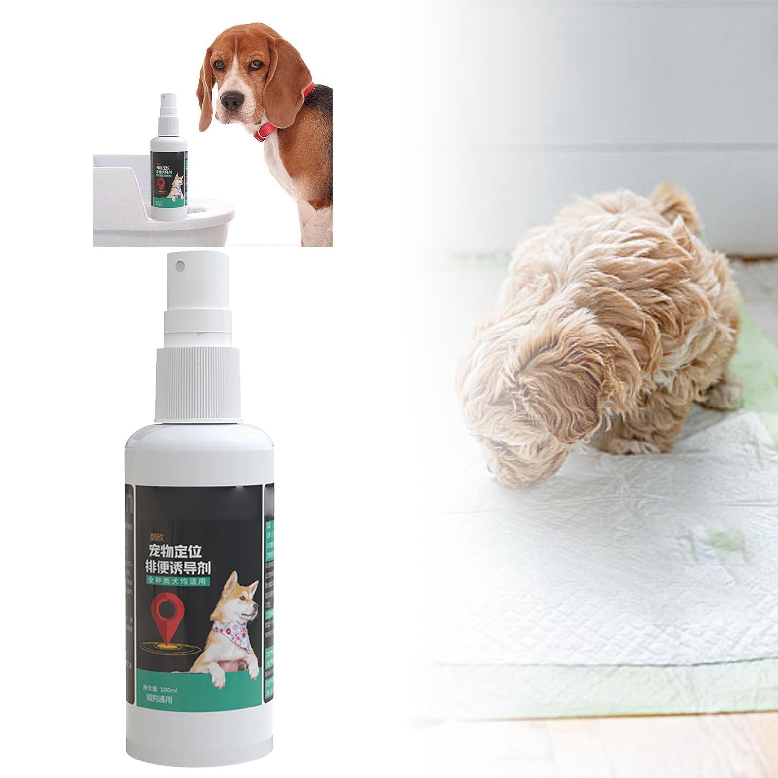 NGHnuifg “Dog Toilet Training Aid Spray For And Feces Positioning Training Solution For Indoor