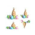 NGHnuifg Easter Digital Print And Polyester Bathroom 4 Piece Set Towel
