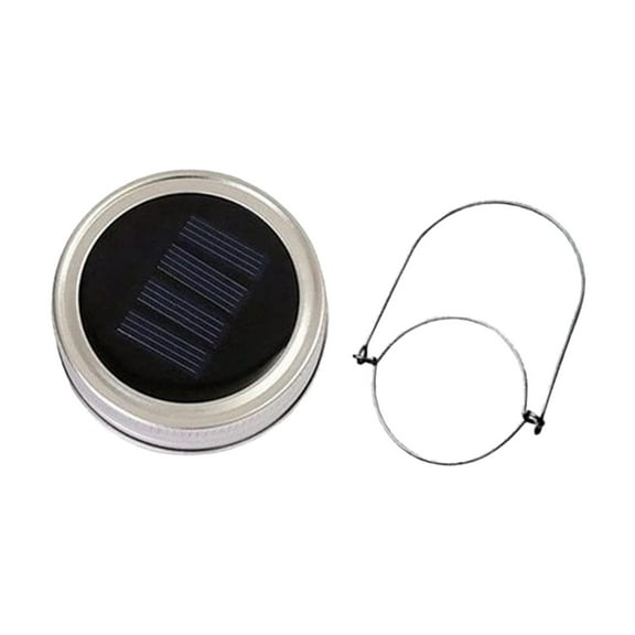 NGHnuifg Led Christmas String Lights, Mason Jar Solar String Lights Lid Upgraded Antirust 20 LED Fairy Firefly Jar Lid