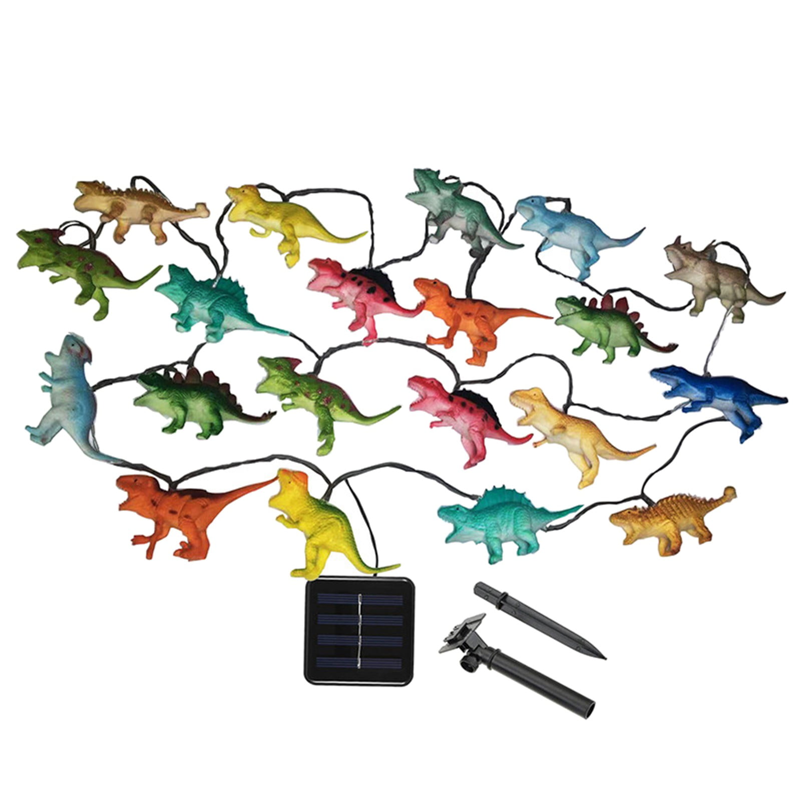 NGHnuifg Led Fairy Lights Battery, Home Furnishing Dinosaur Animal Light String LED Light String Warm Christmas Lig