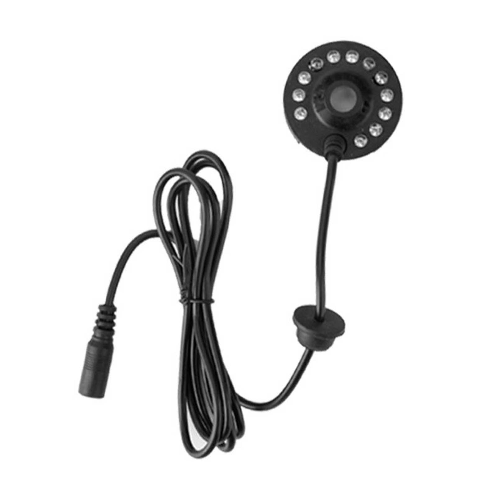 NGHnuifg Mini Mist Maker 12 LED Fogger Water Pond Fog Machine Atomizer