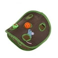 NGHnuifg Pet Cat Mice Game Intelligence Toy Tent With 9 Hole Cat